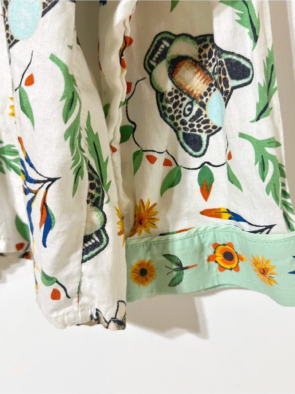 Anthropologie LyreBird Cloud Flannel Pajama Set Daren Magee Animal Cheetah SZ XL - Picture 12 of 16